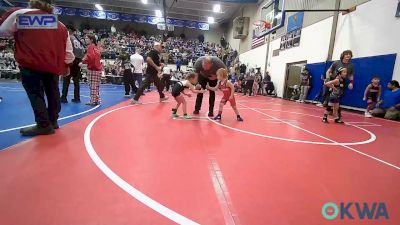 40 lbs Consolation - Charley Ray Wells, Claremore Wrestling Club vs Hunter Prose, Jay Wrestling Club