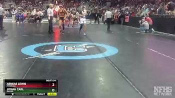 4A 133 lbs Cons. Round 1 - Aeneas Lewis, Miyamura vs Josiah Carl, Gallup