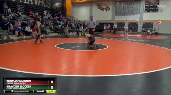 113 lbs Quarterfinal - Brayden Blocker, Cedar Rapids Kennedy vs Thomas Winborn, Prairie, Cedar Rapids