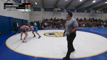 194 lbs Champ. Round 3 - Kaleo Garcia, Gilroy vs Luciano Lopresti, Albany