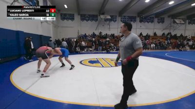 194 lbs Champ. Round 3 - Kaleo Garcia, Gilroy vs Luciano Lopresti, Albany