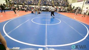 60 lbs Quarterfinal - Creek Cassity, Barnsdall Youth Wrestling vs Bo Ely, Warner Eagles Youth Wrestling
