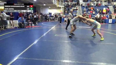 130 lbs Quarterfinal - Finnegan Sledgehammer Meade, Achilles W.C. vs Jack Jastal, Lake Catholic W.C.