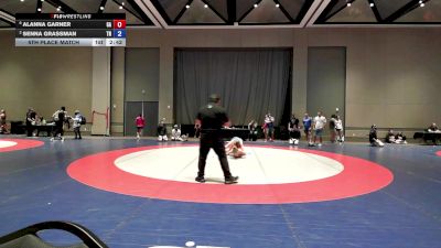 120 lbs 5th Place Match - Alanna Garner, GA vs Senna Grassman, TN