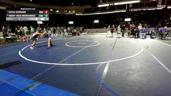 Girls 155 lbs Cons. Round 3 - Lucia Soriano, Kent Meridian (Girls) vs Heidy Ruiz Hernandez, Auburn Mountainview (Girls)