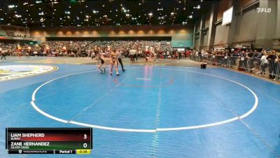 106 lbs Cons. Round 6 - Zane Hernandez, Silver Creek vs Liam Shepherd, Burns