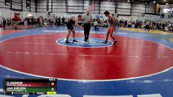 165 lbs Round 2 (4 Team) - JJ Johnson, WRESTLING WAREHOUSE vs Liam Sheldon, HANOVER HAWKEYE