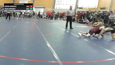 106 lbs Consi Of 16 #2 - Gavin Jonasch, Killingly vs Sean Sevigny, Notre Dame-West Haven
