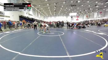 145 lbs Champ. Round 2 - Johnathon Kiehle, Whitney Point Youth Wrestling Club vs Luke Little, BH-BL Youth Wrestling