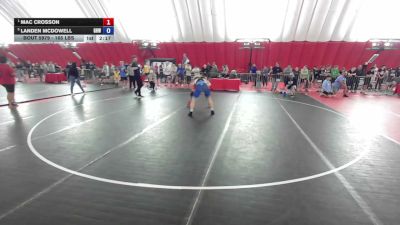 165 lbs Semis - Mac Crosson vs Landen McDowell, Greater Heights Wrestling