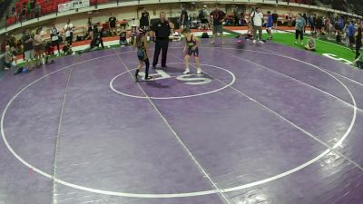 77 lbs Champ. Round 1 - Brock Hvass, Idaho vs Azariah Rodriguez, Utah