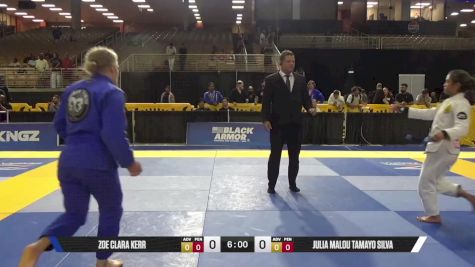 Julia Malou Tamayo Silva vs Zoe Clara Kerr 2025 Pan Jiu Jitsu IBJJF Championship