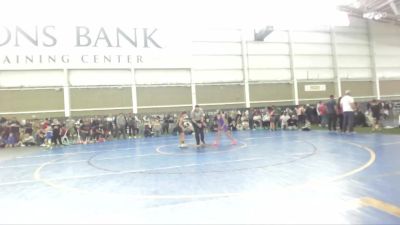 65 lbs Cons. Round 3 - Phinlee Shervin, Jackson Hole Wrestling Club vs Lillian Sagastume, Westlake Wrestling Club