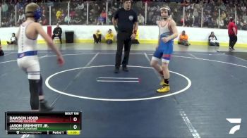 95 lbs Semifinal - Dawson Hood, Kingsford Youth WC vs Jason Grimmett Jr., Springport Spartans