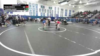 100 lbs Cons. Round 4 - Alondra Juarez, John Glenn vs Elisa Orosco, Sierra Vista