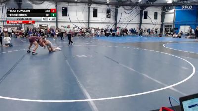 Elite 174 lbs Cons. Semi - Eddie Simes, Wisconsin-La Crosse vs Max Sokolski, Augsburg College