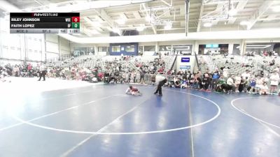 45 lbs Placement (4 Team) - Riley Johnson, West Coast Elite vs Faith Lopez, Black Fox