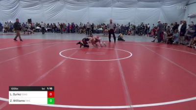 120 lbs Quarterfinal - Leif Syrko, Donora vs Zavian Williams, Fayetteville