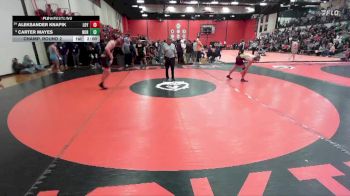 165 lbs Champ. Round 2 - Carter Mayes, Normal (COMMUNITY) vs Aleksander Knapik, Wilmette (LOYOLA)
