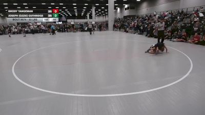 63 lbs Cons. Rd Of 16 - Joseph (Ozzie) Guthridge, Siouxland Wrestling Academy vs Brody Tangeman, Sebolt Wrestling Academy