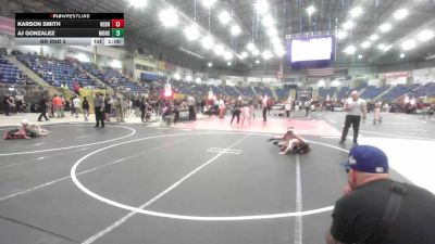 81 lbs Rr Rnd 2 - Karson Smith, Nebraska Boyz vs Aj Gonzalez, Monster Garage