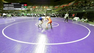 140 lbs Round Of 32 - Ezekiel Rangel, Central vs Shea Dawson, Morro Bay