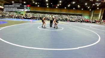 120 lbs Consi Of 16 #2 - Laura Mendez Gomez, Huntington Beach vs Jocelyn Escartin, Fernley