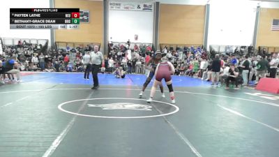 165 lbs Round Of 16 - Payten Lathe, North Country vs Bethany-grace Dean, Bristol Eastern