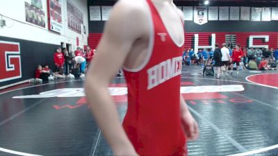 144 lbs Round 4 (12 Team) - Asa Black, Homedale vs Xaeden Castillo, Gooding High School