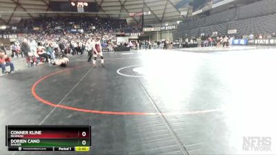 1B/2B 170 3rd Place Match - Dorien Cano, Rainier vs Conner Kline, Reardan