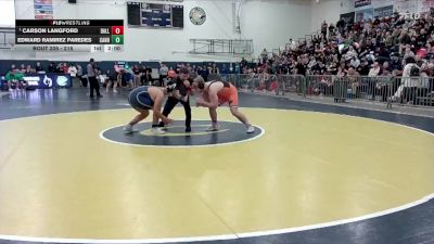 215 lbs Champ. Round 2 - Carson Langford, Dallas vs Edward Ramirez Paredes, Canby