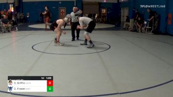 195 lbs Consolation - Declan Griffin, Newton North vs Dj Fraser, Nashoba Tech