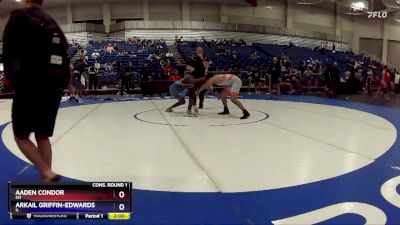 157 lbs Cons. Round 1 - Aaden Condor, OH vs Arkail Griffin-Edwards, IL