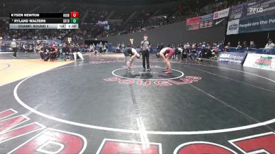 5A Boys 190 lbs Champ. Round 1 - Ryland Walters, Crater Boys vs Kysen Newton, Redmond Boys