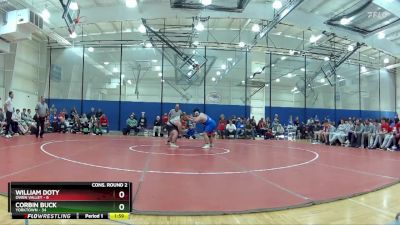 285 lbs Semis & Wb (16 Team) - Corbin Buck, Yorktown vs William Doty, Owen Valley