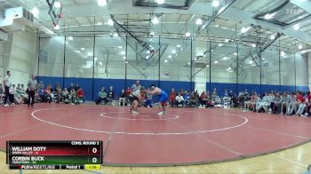 285 lbs Semis & Wb (16 Team) - Corbin Buck, Yorktown vs William Doty, Owen Valley