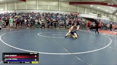 126 lbs Cons. Round 1 - John Sheehy, IL vs Colton Stoll, MI