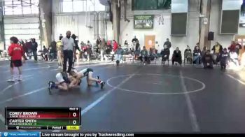 68 lbs Finals (2 Team) - Corey Brown, Junior Terps Xtreme vs Carter Smith, PA Alliance Black