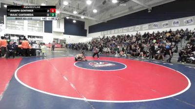 113 lbs Champ. Round 1 - Joseph Gonthier, Laguna Hills vs Isaac Castaneda, Canyon Springs