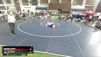 100 lbs Round 2 (4 Team) - Easton Suter, Utah Black vs Dillon Write, Stout