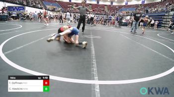 76 lbs Round Of 16 - Tucker Coffman, Piedmont vs Corbin Hawkins, Noble Takedown Club