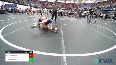 76 lbs Round Of 16 - Tucker Coffman, Piedmont vs Corbin Hawkins, Noble Takedown Club