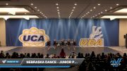 Nebraska Dance - Junior Pom White [2023 Junior - Pom - Small 1/7/23] 2023 UDA Chicagoland Dance Challenge