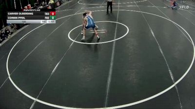 120 lbs Finals (8 Team) - Carver Olberding, Tri County vs Corbin Pfeil, Pierce