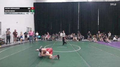 80 lbs Round 3 (4 Team) - Zayne Boos, Kraken Black vs Jacob Hernandez, Reaper WC