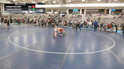 92 lbs Cons. Quarters - Jordan Williams, Black Fox Wrestling Academy vs Hudson Proctor, Utah