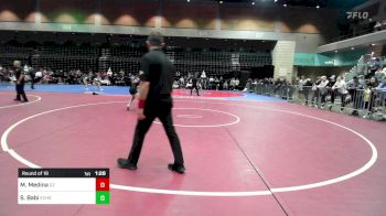 100 lbs Round Of 16 - Micheal Medina, Garza vs Sydney Babi, Eaglecrest