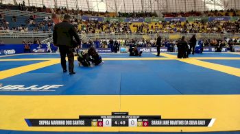 Sarah Jane Martins Da Silva Galv vs Sophia Marinho Dos Santos 2026 Brasileiro Jiu-Jitsu IBJJF