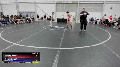 144 lbs Placement Matches (8 Team) - Jerzey Ryan, New Jersey vs Elijah Banks, Colorado