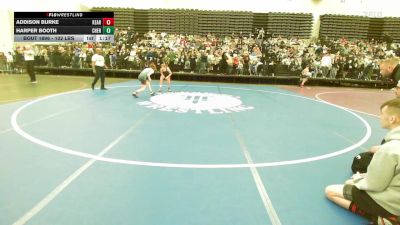 102 lbs Semifinal - Addison Burke, Kearny vs Harper Booth, Cherokee